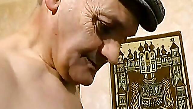 Widow old mature gangbanged and cum covered