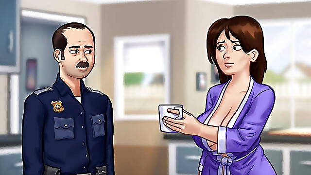 Summertime Saga Reworked - 6 Officer Has Bad News by MissKitty2K