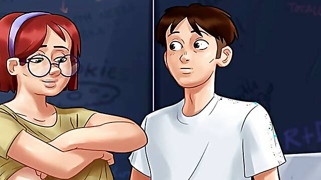 Summertime Saga Reworked - 5 In The School Toilets by MissKitty2K