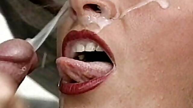 Compilation of nasty European wifes sucking with passion and getting big cumshots