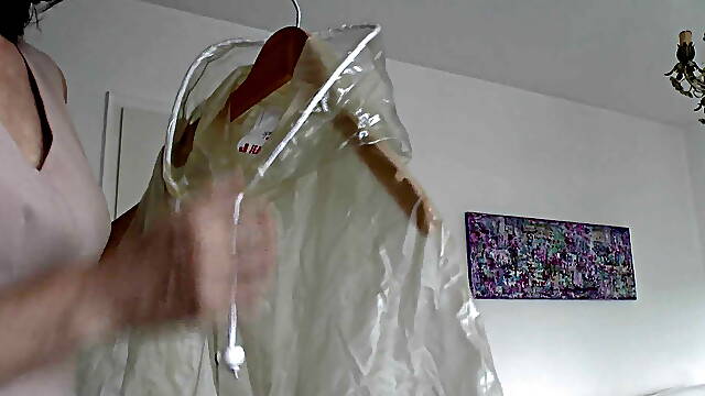 When It Rains I Wear My Transparent Pvc Rain Cape