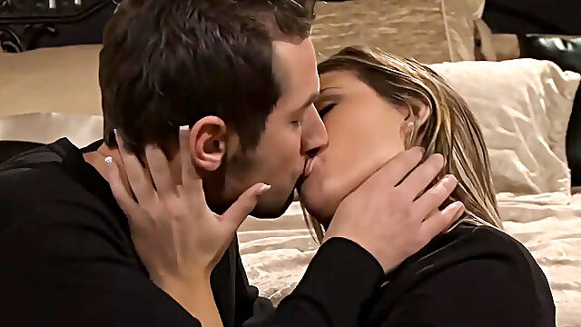 Cheating wife puts on her sexiest lingerie to get fucked by her big cock lover