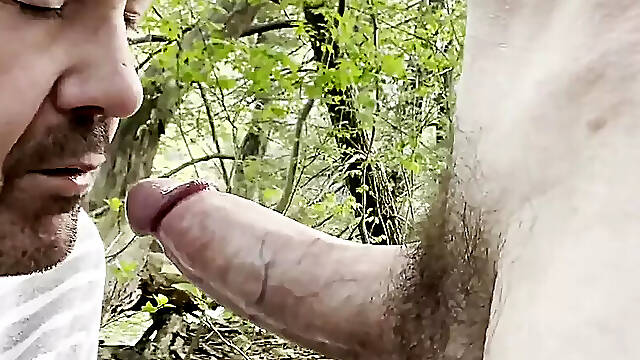 2 Hard Cocks Equal Two Loads in the Woods