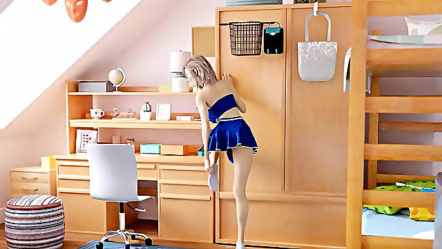 University Of Problems 49 - The Revealing Cheerleader Uniform By MissKitty2K