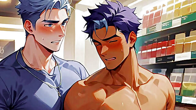 Gay Sex with a Stranger Inside the Supermarket