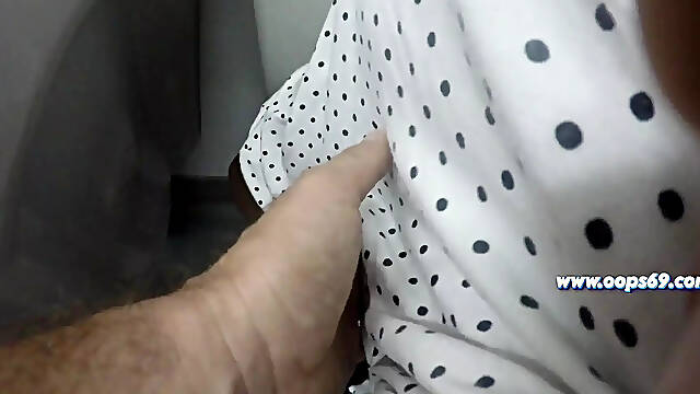 Crazy Fantasy! Petting in the Train Stranger Man Lift Skirt and Touch My Pussy on Subway and Liked!