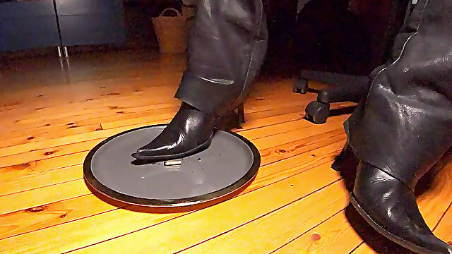 Boots and ashtray