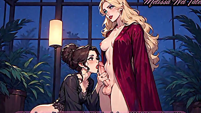 Ill make you gag on my thick futa cock - FEMDOM ROLEPLAY AI