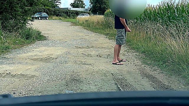 BeENJoY - Car Handjob Compilation And Huge Roadside Cumshot In Front Of Motorists- Catch And See