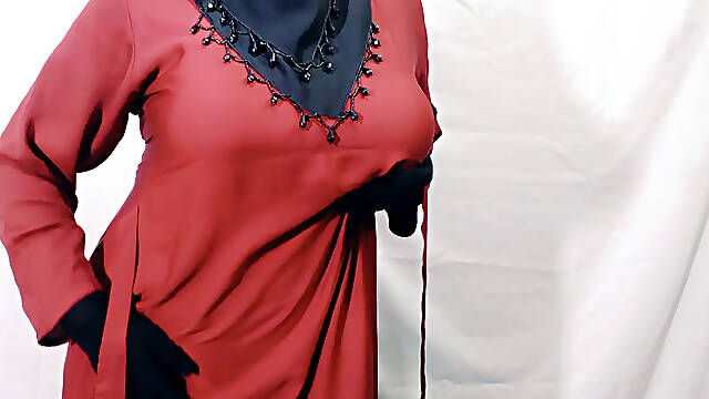 Indian beautiful hijabi muslim couple thirsty for fuck