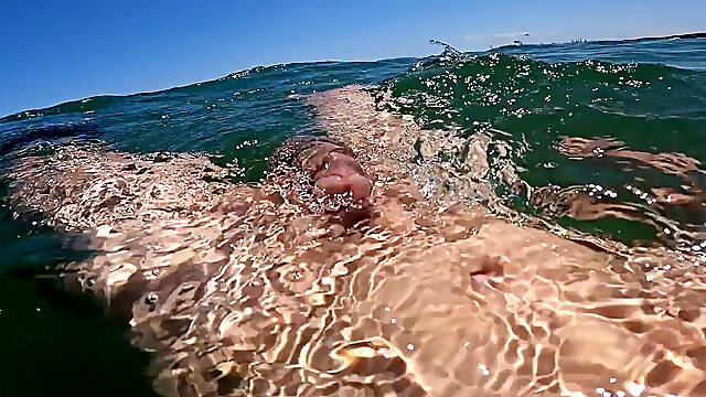 I Cum Just for the Pleasure of Feeling Free, Naked on a Public Beach