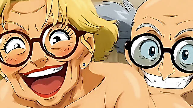 Married Nudist Granny Was Fucked in a Big Ass by Her Husbands Stepbrother Right in the Kitchen - Hentai