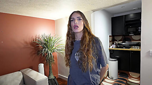 Our Hot Belgian Friend Filmed Herself On The Cam Inside Her Exs Apartment And He Almost Caught Us !!!