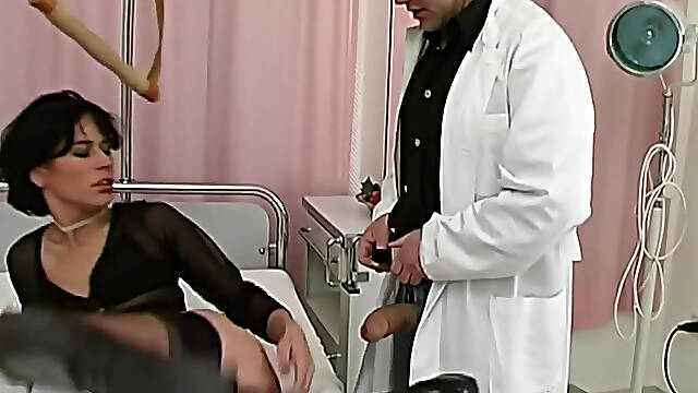 Enema Doctor Fucking Sexy Bitch in Hospital - Liters of Hot Enema
