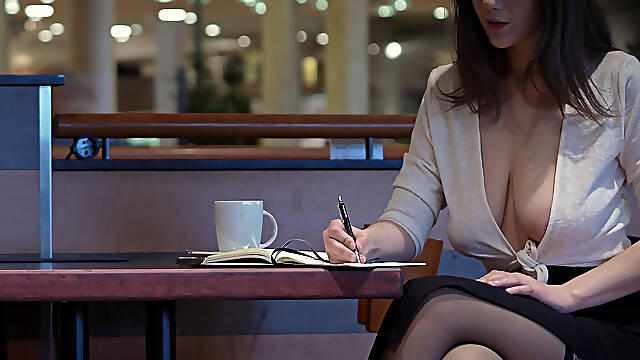 Submissive intern - exposed in public
