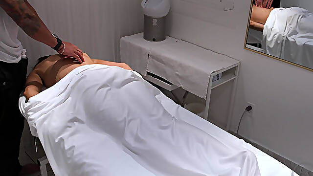 Wife Massage: Cheating on Her Husband with the Masseur