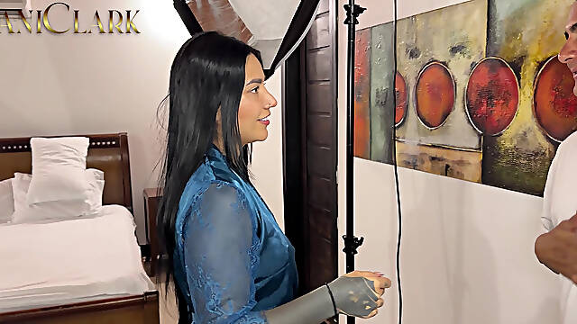 Makeup artist fucks his model and she cant handle his big cock - Dani Clark &amp; La Rola