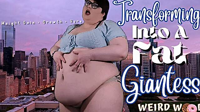 Fairy Food Transforms Me into a Fat Giantess - MP4