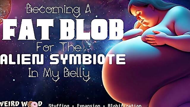 Becoming A Fat Blob for the Alien Symbiote In My Belly! (AUDIO) - MP4