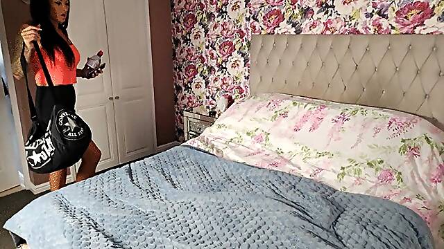 Danni bound and gagged and fucked by intruder MOV version