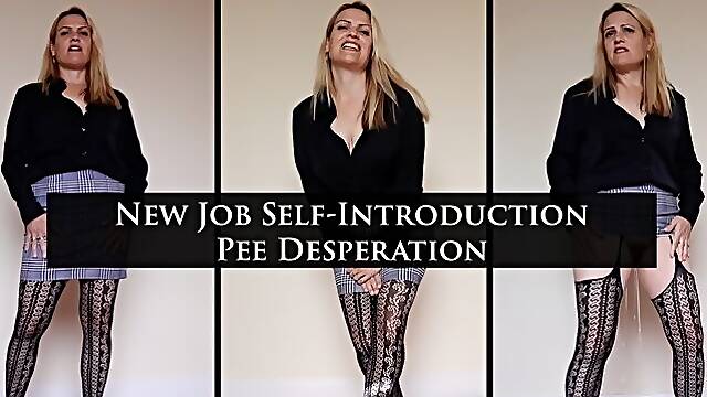 New Job Self-Introduction Pee Desperation