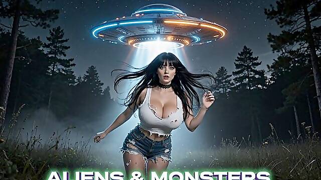 Ensnared in the Alien Embrace: Forbidden Touches of the Cosmic Captor - Watching, Wrapping, Teasing & Overwhelming Release