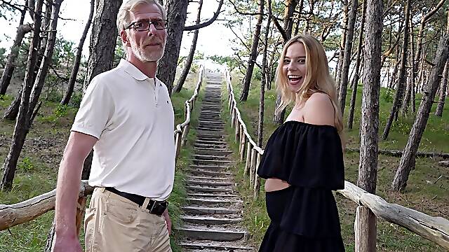 Blonde wife Ivey Passion enjoys while sucking her hubby's cock