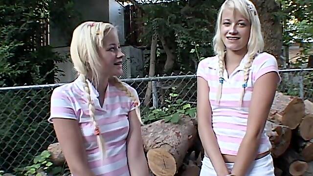 Milton Twins Urinating Outdoors