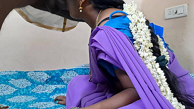 Desi Tamil Indian Aunty Fucks a Boy Through Chess Game