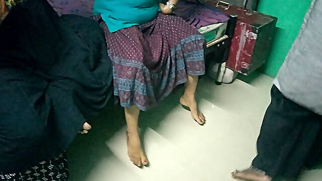 Three Aunty Talking at Bedroom