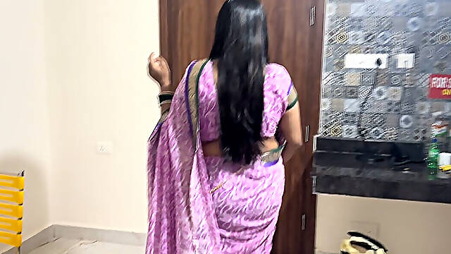 Indian Desi Liza Bhabhi Fucked by Her Devar in Standing Doggy Style with Clear Hindi Conversations