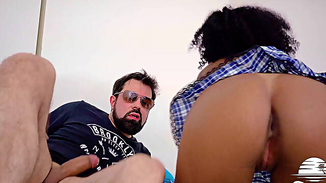 Hot Ebony Girl Takes in the Ass