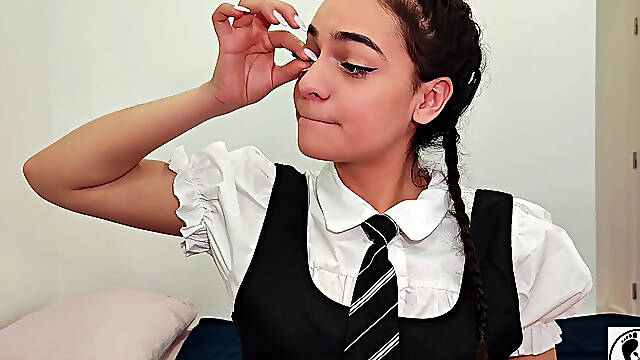 Heavy Make up Transformation CEI Dildo Vibrator Masturbation