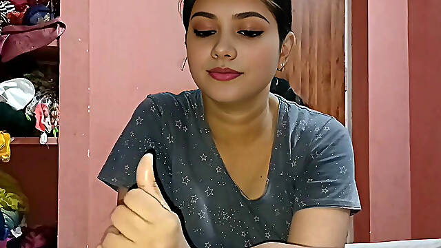 Indian Beautiful Wife Calm Angry Husband with Massage