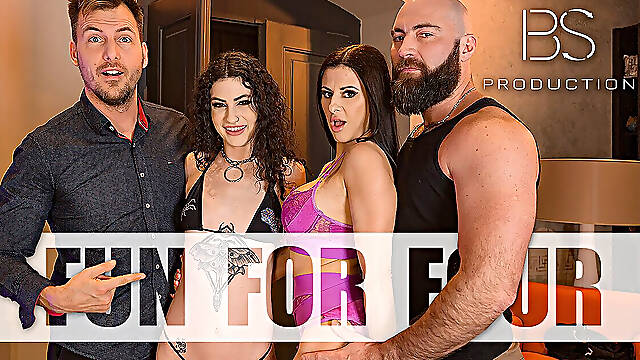 Four Some with Billie Star a Lydia Black